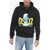 DSQUARED2 Brushed Cotton Smurfs Cool Hoodie Black
