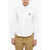 Kenzo Hopsack Cotton Crest Button-Down Shirt White