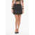 Burberry Quilted Cotton Miniskirt With Zipped Pockets Brown