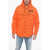 DSQUARED2 Quilted Nylon Jacket With Hood Orange
