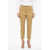 Bottega Veneta Cotton Front-Pleated Tapered Fit Pants Brown