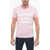 DSQUARED2 Crew Neck Back To Basics Cotton T-Shirt Pink
