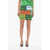 Kenzo Cotton Paris Label Miniskirt Multicolor