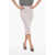 Alessandra Rich Herringbone Lurex Pencil Skirt Pink