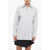 Givenchy Monogram Cotton Oversized Shirt With Balanced Stripe Motif White