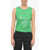 P.A.R.O.S.H. Sequined Yaro Tank Top Green