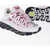 Versace Low-Top Trigreca Sneakers With Contrasting Print Pink