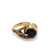 Alexander McQueen ALEXANDER MCQUEEN Victorian Skull Ring in Antiqued Gold GOLDEN