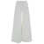 MOTHER White Wide Five-Pocket Jeans in Stretch Cotton Denim Woman WHITE