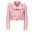 Alexander McQueen Alexander McQueen Crop Biker Jacket PINK