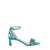 Alberta Ferretti Light Blue Sandals With Mirror-Like Details In Leather Woman BLUE