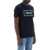 Versace Embroidered Logo T-Shirt NAVY BLUE