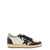 Golden Goose 'Ball-Star' White and Black Low Top Sneakers with Star Patch in Leather Man BEIGE