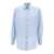 ANTONELLI Light Blue Shirt with Patch Pocket in Cotton Woman BLUE