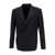 Tagliatore Black Dion Double-Breasted Blazer in Wool Man BLACK