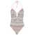 MISSONI BEACHWEAR Multicolor One-Piece Swimsuit with ZigZag Motif and Cut-Out in Viscose Blend Woman MULTICOLOR
