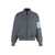 Thom Browne THOM BROWNE BOMBER JACKET IN TECHNICAL FABRIC GREY