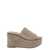 Brunello Cucinelli Brunello Cucinelli Suede Wedges With Precious Welt Beige