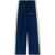 Palm Angels PALM ANGELS side-stripe chambray trousers INIGO BLUE OFF WHITE
