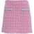 Liu Jo Boucle mini skirt Pink