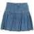 Liu Jo Denim skirt with flounces Blue