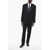 CORNELIANI Wool Smoking Leader Suit With Satin Details Black