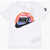 Nike Solid Color Wilderness Futura Crew-Neck T-Shirt With Front P White