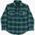 Converse All Star Plaid Check Flannel Lifestyle Overshirt Green