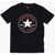 Converse All Star Chuck Taylor Crew-Neck T-Shirt With Maxi Logo Black