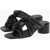 Maison Margiela Mm6 Faux Leather Sandals With Knotted Straps 5,5Cm Black