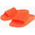Maison Margiela Mm6 Fluo-Effect Solid Color Slides Orange