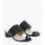 Maison Margiela Mm22 Real-Paper Faux Leather Tabi Sandals 4Cm Black