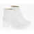 Maison Margiela Solid Color Leather Ankle Boots With Lacquered Heel 5Cm White