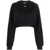 Off-White Off-White Cropped Sweatshirt With Print BLACK