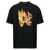Palm Angels Palm Angels Burning T-Shirt With Print BLACK