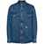 Palm Angels Palm Angels Denim Shirt With Embroidery BLUE
