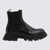 Alexander McQueen Alexander McQueen Black Leather Beatles Boots Black