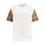 Burberry BURBERRY T-shirt with check sleeves WHITE