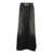 Diesel Balck Long Skirt with Oval D Detail in Denim Woman BLACK