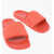 Diesel Solid Color Sa-Mayemi Puf Slides Red