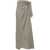 ALYSI ALYSI Striped long skirt GREY