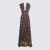 ETRO ETRO MULTICOLOUR VISCOSE BLEND PAISLEY LONG DRESS BLACK/MULTI