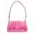 JACQUEMUS 'Le Petit Bambimou' Pink Shoulder Bag with Logo Detail in Padded Leather Woman PINK