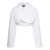 JACQUEMUS 'La Chemise Bahia' White Cropped Shirt in Cotton Woman WHITE
