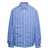 JACQUEMUS Light Blue and White Stripes Shirt in Cotton Man BLU