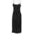 JACQUEMUS 'La Robe Notte' Midi Black Dress with Logo Detail and Split in Viscose Blend Woman BLACK