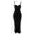 JACQUEMUS 'La Robe Sierra' Black Midi Dress in Viscose Woman BLACK