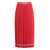 Gucci GUCCI PLEATED KNITTED SKIRT RED