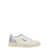 AUTRY Multicolor Low Top Sneaker Vintage Effect in Leather Woman GREY