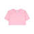 Patou PATOU logo-embellished cotton cropped T-shirt PINK
